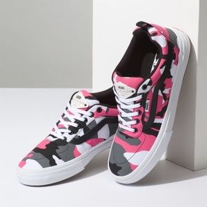 camo pink vans